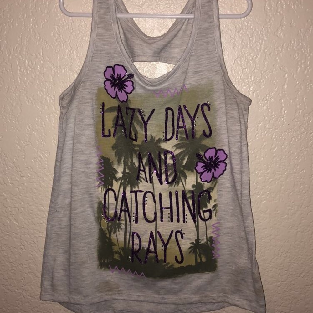 Grey children tank top